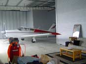 T and L Hangar Inside